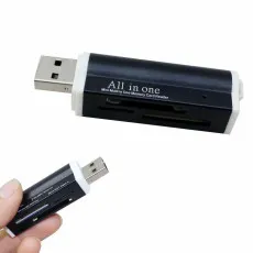 All in One USB 2.0 Memory Card Reader Adapter For Micro SD MMC SDHC TF M2 Micro