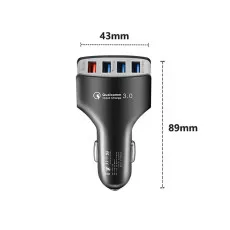 4 Port USB Car Charger.