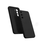 Case For Samsung S24 Soft Slim Silicone Black Shockproof Case
