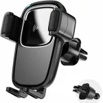 Wireless Phone Charger with Car Mount Air Vent Holder With Auto Clip For Smart Phone