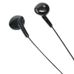 Black Wired Stereo in-Ear Earphone Headset Headphone Handsfree Mic