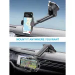 Car Phone Holder UK 360 Rotating Windscreen Suction Cup GPS Universal Stand Cradle For All Mobiles