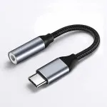USB C to 3.5mm Aux Cable Female Headphone Jack Adapter Converter For iPad/Samsung