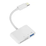SD Card Reader for iPhone/iPad 8-Pin SD/TF Card Camera Reader Adapter UK