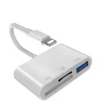 SD Card Reader for iPhone/iPad 8-Pin SD/TF Card Camera Reader Adapter UK