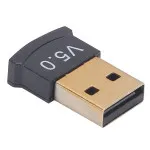 USB V5.0 Bluetooth Wireless Audio Music Adapter Dongle Receiver For PC Laptop UK