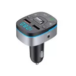 BT 5.0 FM Transmitter Hand free Dual USB Mp3 Player Car Phone Wireless Charger