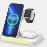 Best 3 in 1 Wireless Charger Stand For iPhone Samsung Smart Watch Air-Pods