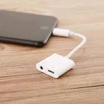 iPhone Lightning Adapter 3.5 mm Headphone Audio + Charge Lightning Adapter for iPhones