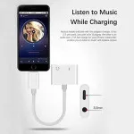 iPhone Lightning Adapter 3.5 mm Headphone Audio + Charge Lightning Adapter for iPhones