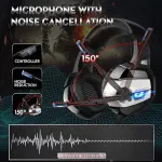 Best Gaming Headset with Microphone High-Quality Wired Headphones for PC & Laptop UK