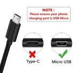 2M Micro USB Mobile Phone Charging Cable Charge Fast Your Samsung, Huawei, Xiamen Devices UK