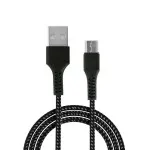 3A Fast Micro USB Nylon Braided Charging Cable & Data Sync Cable Lead For All Samsung Oppo Vivo Huawei