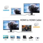 Best HDMI to HDMI Male to Male Cable 4K 2160p Ultra HD Lead For Amazon, For AOC, For Apple