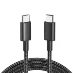 65W Dual Type-C Fast Charge & Data Sync Cable for iPhone, Samsung, and Huawei UK