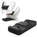 Fast Dual USB Charging Station Stand For PS5 Wireless Controllers With Charging Cable