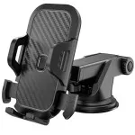 Car Phone Holder 360° Rotation, Long Arm, Strong Suction Mount Windscreen & Dash UK