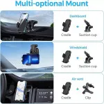 Best 360° Car Phone Holder Mount & Suction Cup Dashboard/Windshield Fits All Phones UK