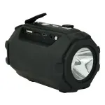 Best Portable Wireless Bluetooth Speaker Extra Bass Big LED Light USB Flash (Black) | UK Free Shipping