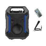 Bluetooth Karaoke Speaker with Microphone & LED Lights Portable Party Speaker