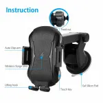 Universal Wireless Car Charger & Phone Holder Auto-Clamping 10W Fast Charging  Free Shipping