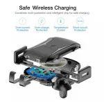 Universal Wireless Car Charger & Phone Holder Auto-Clamping 10W Fast Charging  Free Shipping