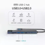 Dual Type-C & USB Hub 4K HDMI, SD Card & Blazing Fast Data Transfer Adapter | Free Shipping