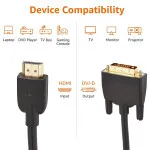 Universal Bi-Directional HDMI to DVI Adapter (1080p) Gold Plated -UK