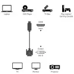 Universal Bi-Directional HDMI to DVI Adapter (1080p) Gold Plated -UK