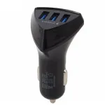 3 USB Ports Car Mobile Phone Charging Power Adapter Fits iPhone Samsung