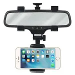 Universal Car Rear View Mirror Phone Holder GPS Mount Stand for Vehicles UK