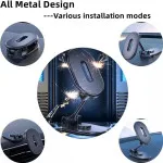 360° Rotating Foldable Strong Magnetic Car Phone Holder for Dashboard | UK Free Shipping