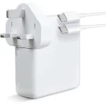 3 Pin Wall Plug Type C Charger Adapter Fast Charger For MacBook, iPhone, Samsung, iPads