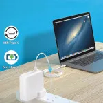 100W USB-C Fast Charger Adapter 3 Pin UK Wall Plug for MacBook, iPhone, Samsung, iPad