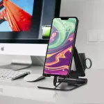 Adjustable Universal Desk Mount Cell Phone Stand Holder for Smart Phones