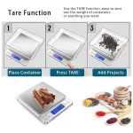 Digital Electronic Kitchen Scales 0.01g-500g Postal Pocket LCD Weighing Scale for Food & Jewellery | UK