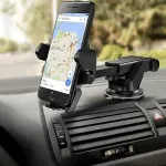 Universal 360° Windshield Mount Car Mobile Holder Cradle Long Neck for iPhone,Samsung
