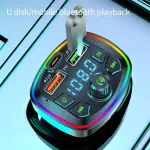 18W PD Bluetooth Car FM Transmitter Receiver | Hands-Free Adapter, 2 USB Ports, UK