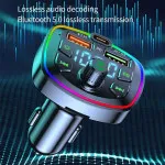18W PD Bluetooth Car FM Transmitter Receiver | Hands-Free Adapter, 2 USB Ports, UK