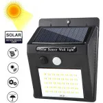 Solar Security Light with Motion Sensor LED, Outdoor Waterproof Garden Wall Lamp - UK