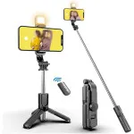 3-Axis Gimbal Phone Stabilizer for iPhone, Samsung | Mobile Phone Holder, Selfie Stick Combo
