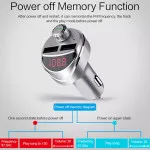 Bluetooth FM Transmitter Car Kit with 2 USB Ports and TF Card MP3 Player (UK)