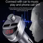 Bluetooth FM Transmitter Car Kit with 2 USB Ports and TF Card MP3 Player (UK)