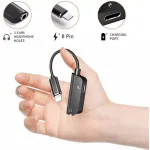 2-IN-1 Audio Splitter Adapter for iPhone - 3.5mm Headphone Jack & Charger | UK
