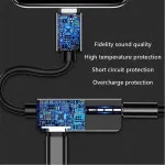 2-IN-1 Audio Splitter Adapter for iPhone - 3.5mm Headphone Jack & Charger | UK