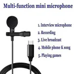 Premium Type C Microphone For Android - Interview, Vlogging, Podcasting | Metal Mic with Type-C Adapter