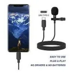 Premium Type C Microphone For Android - Interview, Vlogging, Podcasting | Metal Mic with Type-C Adapter