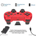 Wireless PlayStation Gamepad Controller | Dual Shock 3 for PS3 & Android Smartphone Computer