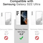 For Samsung S22 Ultra Bumper Clear Case | Shockproof Cover