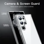 For Samsung S22 Ultra Bumper Clear Case | Shockproof Cover